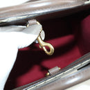 GUCCI GG Supreme Donald duck Hand Bag PVC 2way Beige Gold 648134 Auth 177329M-22