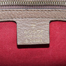 GUCCI GG Supreme Donald duck Hand Bag PVC 2way Beige Gold 648134 Auth 177329M-23