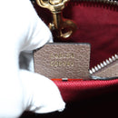 GUCCI GG Supreme Donald duck Hand Bag PVC 2way Beige Gold 648134 Auth 177329M-29