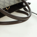 GUCCI GG Supreme Donald duck Hand Bag PVC 2way Beige Gold 648134 Auth 177329M-7