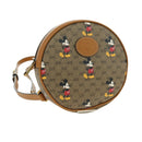GUCCI Micro GG Supreme Disney Backpack PVC Beige Gold 603730 Auth 177330M-1