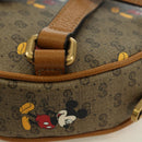 GUCCI Micro GG Supreme Disney Backpack PVC Beige Gold 603730 Auth 177330M-18