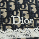Christian Dior Trotter Canvas Oblique Book Hand Bag 2way Navy Auth 177334SAM-16