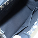 Christian Dior Trotter Canvas Oblique Book Hand Bag 2way Navy Auth 177334SAM-19