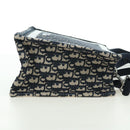 Christian Dior Trotter Canvas Oblique Book Hand Bag 2way Navy Auth 177334SAM-5