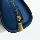 LOUIS VUITTON Epi Dauphine PM Pouch Blue M48445 LV Auth 177339-8