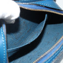 LOUIS VUITTON Epi Dauphine PM Pouch Blue M48445 LV Auth 177339-11