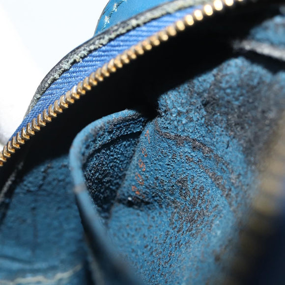 LOUIS VUITTON Epi Dauphine PM Pouch Blue M48445 LV Auth 177339