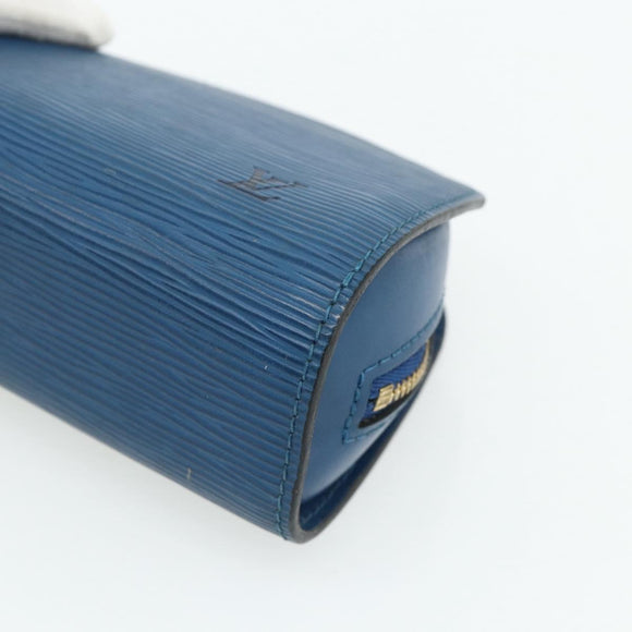 LOUIS VUITTON Epi Dauphine PM Pouch Blue M48445 LV Auth 177339