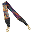 Christian Dior Shoulder Strap Canvas 36.6"" Multicolor Gold Auth 177341A-1