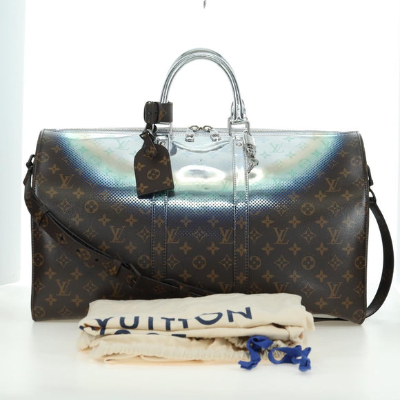 LOUIS VUITTON Metallic Nebula Keepall Bandouliere 50 Bag M23118 Auth 177343SAM