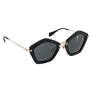Miu Miu Sunglasses plastic Black Auth 177347A-1