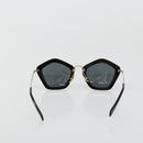 Miu Miu Sunglasses plastic Black Auth 177347A-2