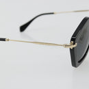 Miu Miu Sunglasses plastic Black Auth 177347A-7