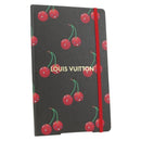 LOUIS VUITTON Collector Cherry Print Notebook MM Jane Canvas GI1371 Auth 177348M-1