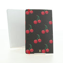 LOUIS VUITTON Collector Cherry Print Notebook MM Jane Canvas GI1371 Auth 177348M-12