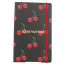 LOUIS VUITTON Collector Cherry Print Notebook MM Jane Canvas GI1371 Auth 177348M-13