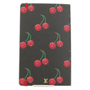 LOUIS VUITTON Collector Cherry Print Notebook MM Jane Canvas GI1371 Auth 177348M-2