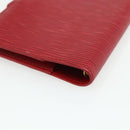 LOUIS VUITTON Epi Agenda PM Day Planner Cover Red R20057 LV Auth 177349-15