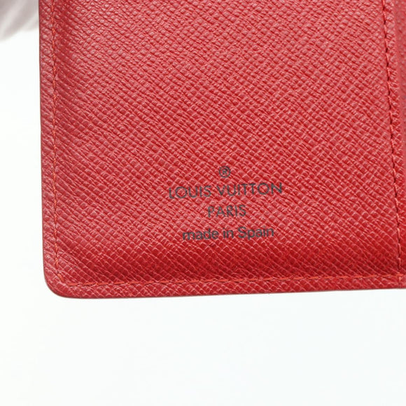 LOUIS VUITTON Epi Agenda PM Day Planner Cover Red R20057 LV Auth 177349