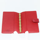 LOUIS VUITTON Epi Agenda PM Day Planner Cover Red R20057 LV Auth 177349-8