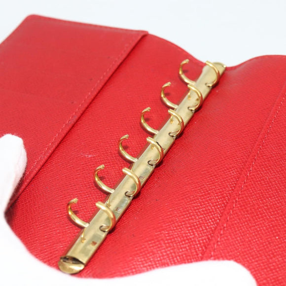 LOUIS VUITTON Epi Agenda PM Day Planner Cover Red R20057 LV Auth 177349