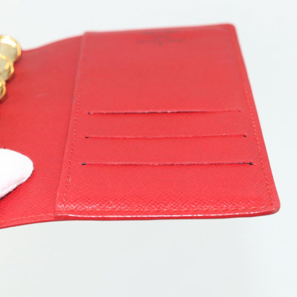 LOUIS VUITTON Epi Agenda PM Day Planner Cover Red R20057 LV Auth 177349