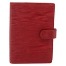 LOUIS VUITTON Epi Agenda PM Day Planner Cover Red R20057 LV Auth 177349-13