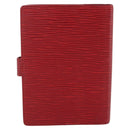 LOUIS VUITTON Epi Agenda PM Day Planner Cover Red R20057 LV Auth 177349-2