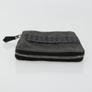 HERMES Agenda Her Line Day Planner Cover Canvas Black Silver Auth 177350-3