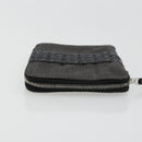 HERMES Agenda Her Line Day Planner Cover Canvas Black Silver Auth 177350-4