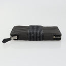 HERMES Agenda Her Line Day Planner Cover Canvas Black Silver Auth 177350-6