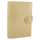 LOUIS VUITTON Vernis Agenda PM Cover Marshmallow Pink R21007 Auth 177352A-1
