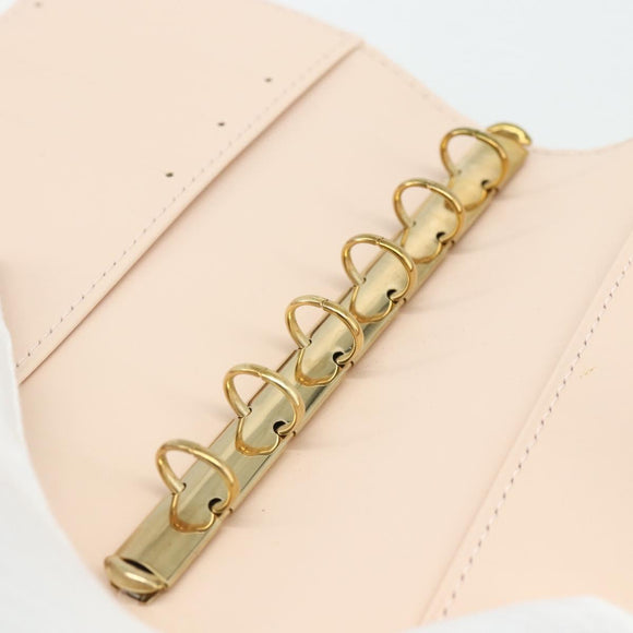 LOUIS VUITTON Vernis Agenda PM Cover Marshmallow Pink R21007 Auth 177352A