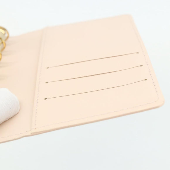 LOUIS VUITTON Vernis Agenda PM Cover Marshmallow Pink R21007 Auth 177352A