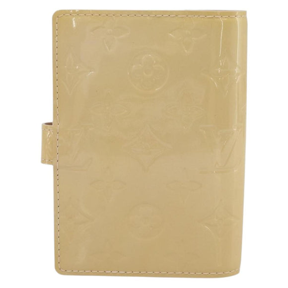LOUIS VUITTON Vernis Agenda PM Cover Marshmallow Pink R21007 Auth 177352A