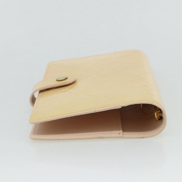 LOUIS VUITTON Vernis Agenda PM Cover Marshmallow Pink R21007 Auth 177352A