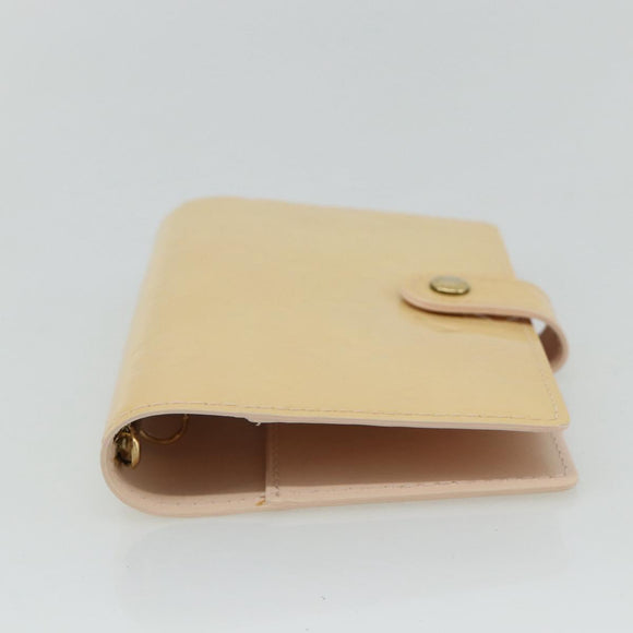 LOUIS VUITTON Vernis Agenda PM Cover Marshmallow Pink R21007 Auth 177352A