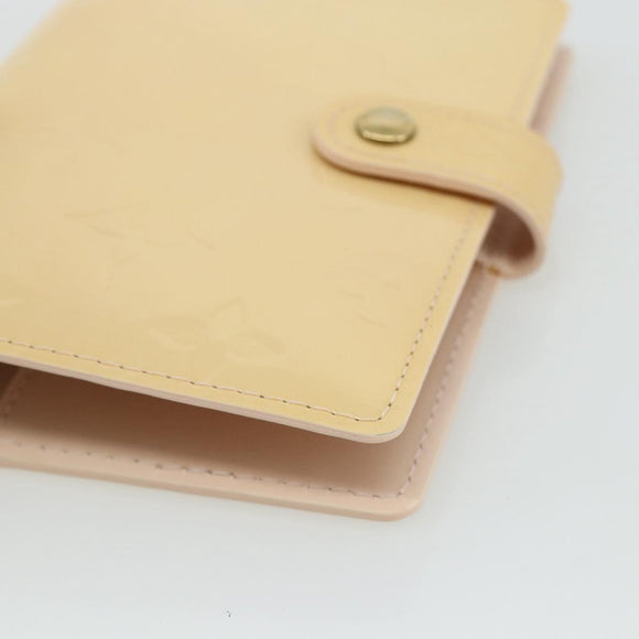 LOUIS VUITTON Vernis Agenda PM Cover Marshmallow Pink R21007 Auth 177352A