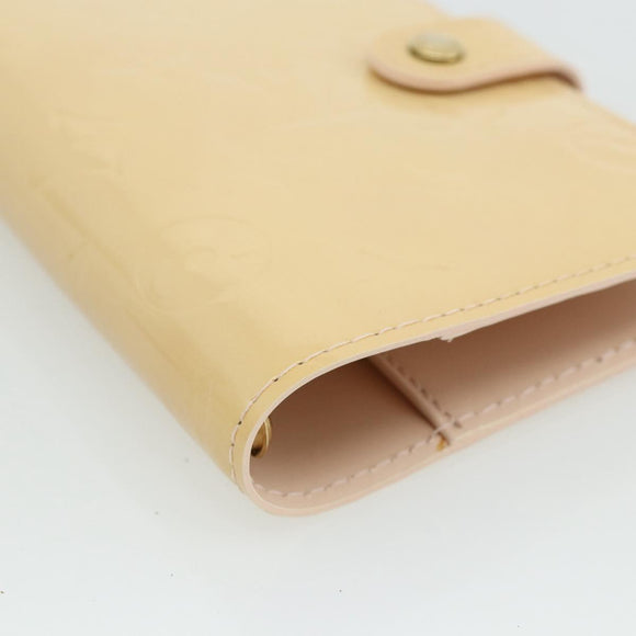 LOUIS VUITTON Vernis Agenda PM Cover Marshmallow Pink R21007 Auth 177352A