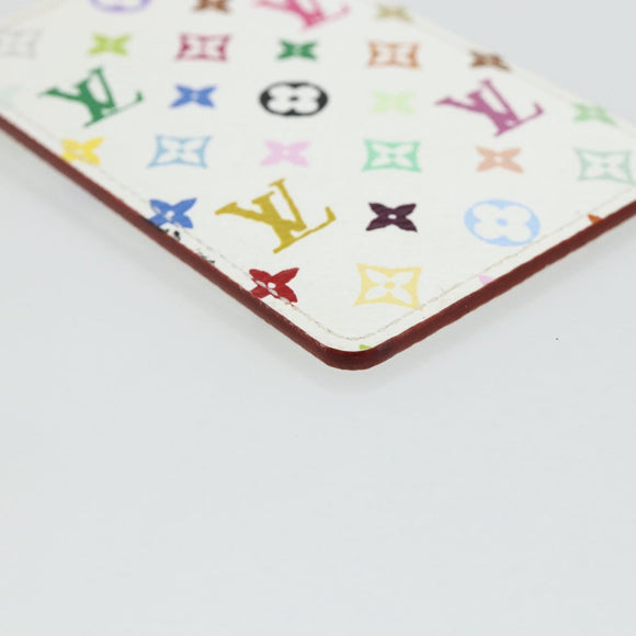LOUIS VUITTON Monogram Multicolor Etui Miroir White M92651 LV Auth 177353A