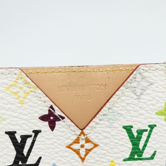 LOUIS VUITTON Monogram Multicolor Etui Miroir White M92651 LV Auth 177353A