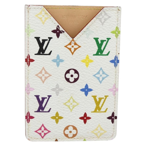LOUIS VUITTON Monogram Multicolor Etui Miroir White M92651 LV Auth 177353A