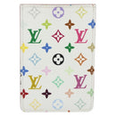 LOUIS VUITTON Monogram Multicolor Etui Miroir White M92651 LV Auth 177353A-2