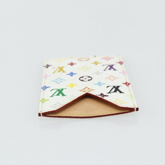 LOUIS VUITTON Monogram Multicolor Etui Miroir White M92651 LV Auth 177353A