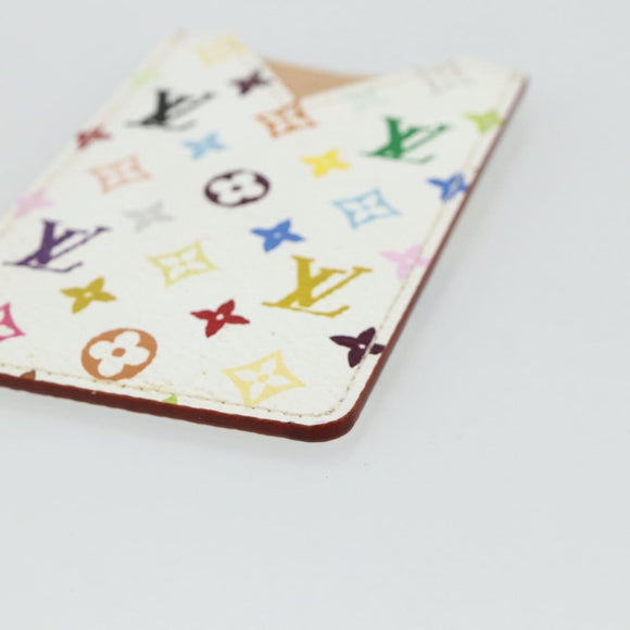 LOUIS VUITTON Monogram Multicolor Etui Miroir White M92651 LV Auth 177353A