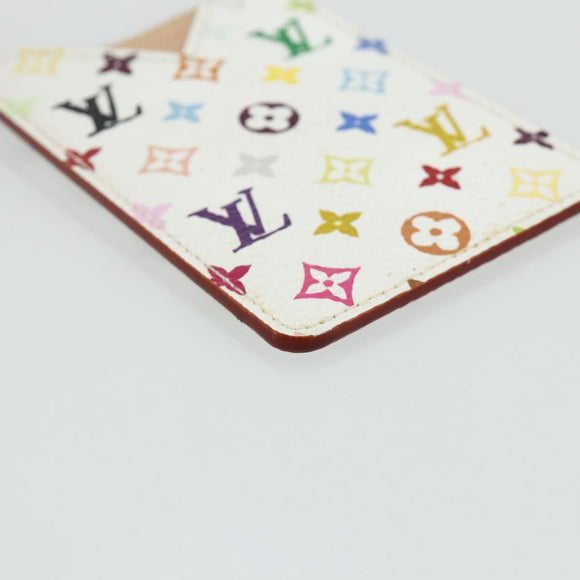 LOUIS VUITTON Monogram Multicolor Etui Miroir White M92651 LV Auth 177353A