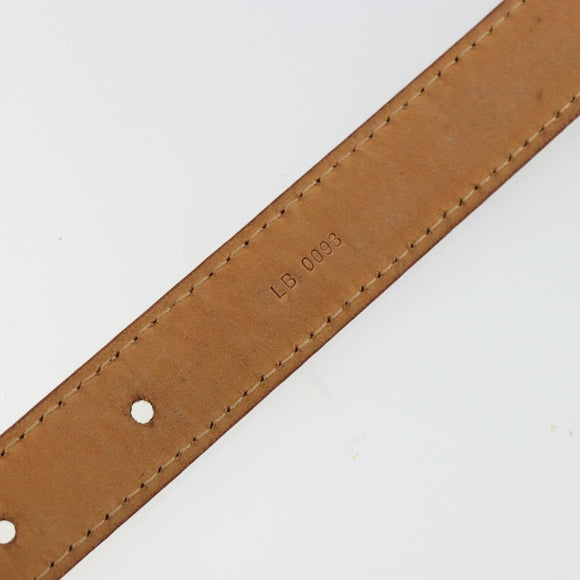 LOUIS VUITTON Multicolor Ceinture LV Belt White LV Auth 177354A