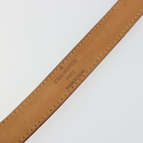 LOUIS VUITTON Multicolor Ceinture LV Belt White LV Auth 177354A