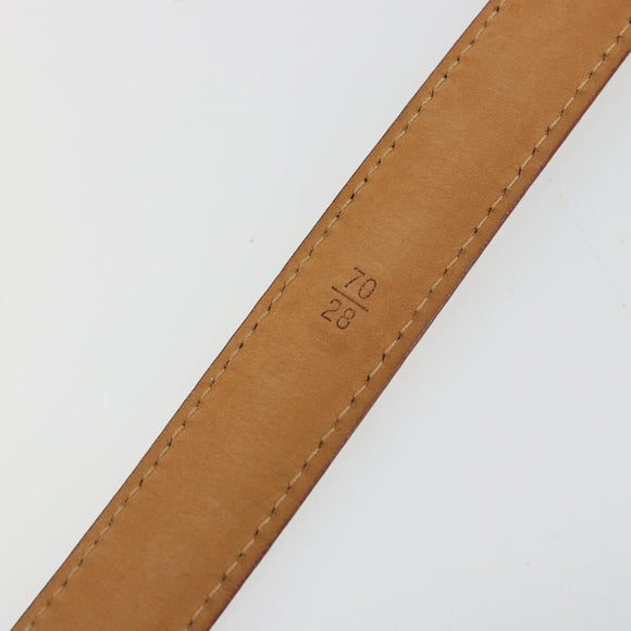 LOUIS VUITTON Multicolor Ceinture LV Belt White LV Auth 177354A